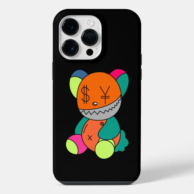Colorful bear iPhone hülle (Rückseite)