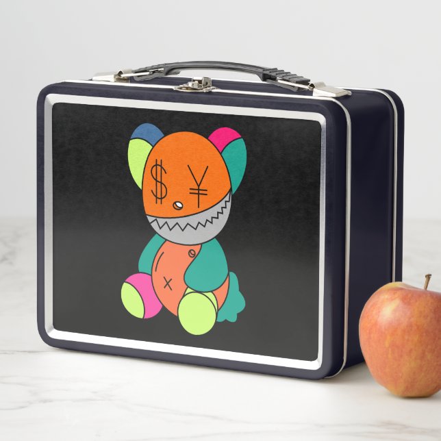 Colorful bear metall brotdose (Beispiel)