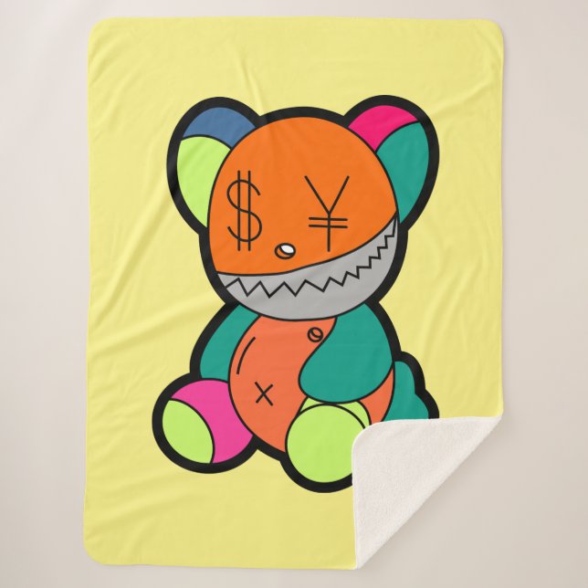 Colorful bear sherpadecke (Vorderseite)