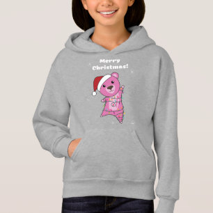 Colorful Bears Merry Christmas Winter Animals Bear Hoodie
