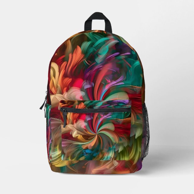 Colorful Bedruckter Rucksack (Vorderseite)