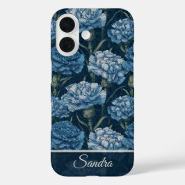 Colorful Best Friend Gift Carnation Flower Name iPhone 16 Hülle
