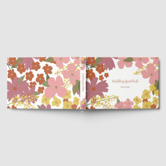 Colorful Boho Blume Wedding Guest Book Gästebuch