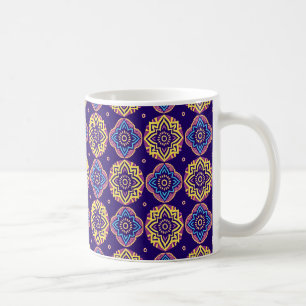 Colorful Boho Chic Mandala Pattern Kaffeetasse