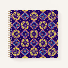 Colorful Boho Chic Mandala Pattern Notizbuch