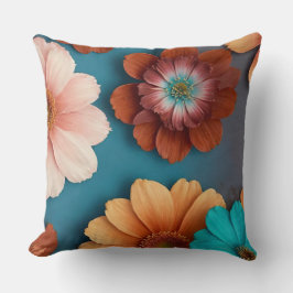 Colorful Boho Floral Kissen