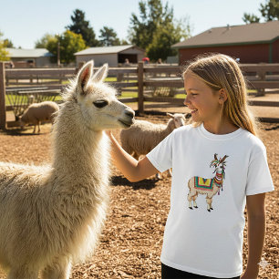 Colorful Boho Llama T-Shirt