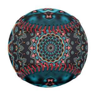 Colorful Boho Mandala Baseball