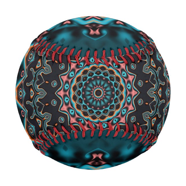 Colorful Boho Mandala Baseball (Vorderseite)