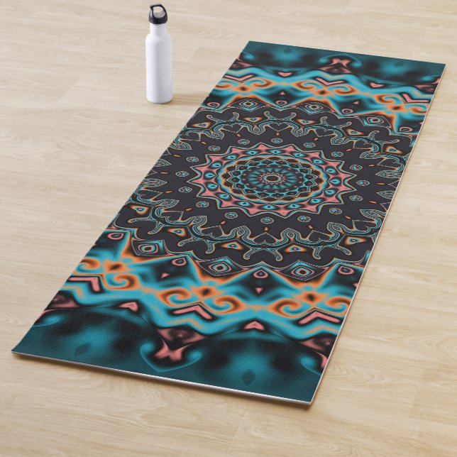 Colorful Boho Mandala Yogamatte (Beispiel)