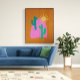 Colorful Boho Wüste Cactus Art Illustration Poster (Von Creator hochgeladen)