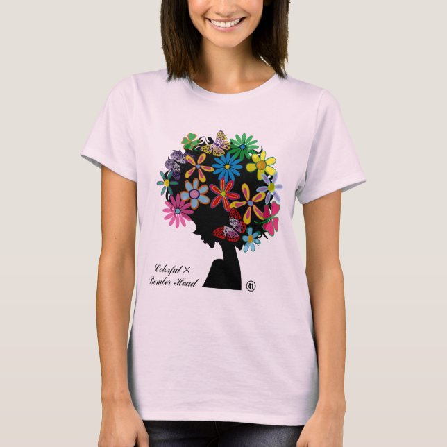 Colorful×BOMBER-KÖPFIG T-Shirt (Vorderseite)