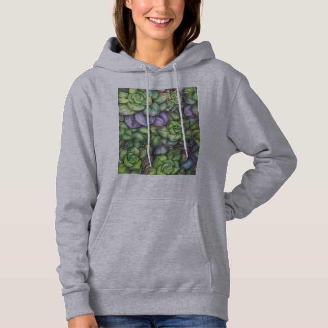 Colorful Botanical Hoodie  (Vorderseite)