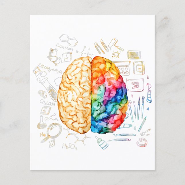 Colorful Brain - Science And Art - Neuroscience Ne (Vorderseite)