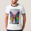 "Colorful Butterfly Art T - Shirt"
