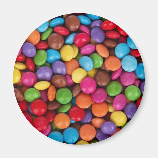 Colorful Button Candy Cute Magnet (Vorne)