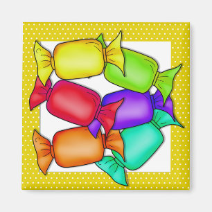 Colorful Candies Magnet