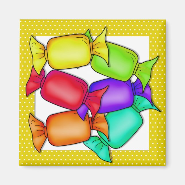 Colorful Candies Magnet (Vorne)