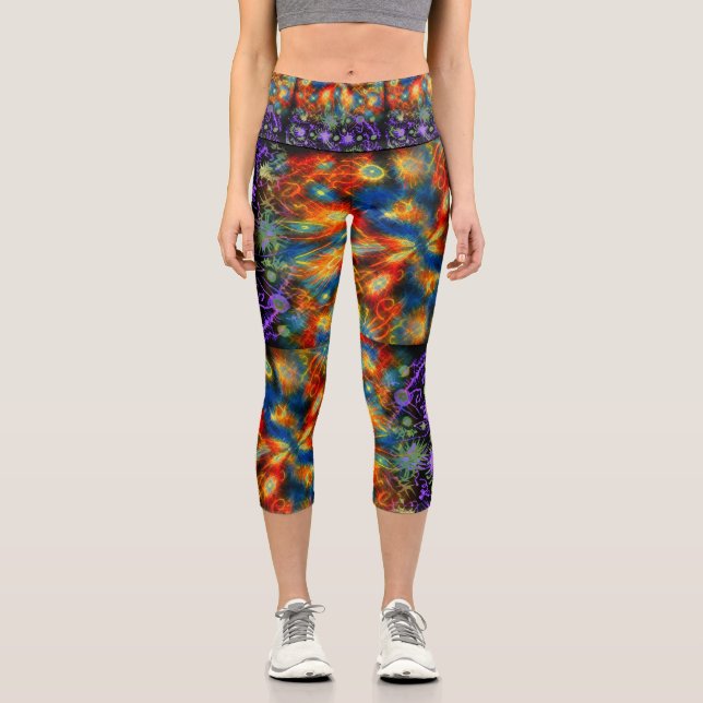 Colorful Capri Leggings (Vorderseite)