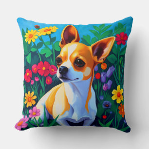 Colorful Chihuahua Kissen