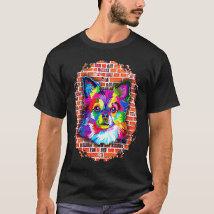 Colorful Chihuahua Pop Bricks Chihuahua Puppy T-Shirt