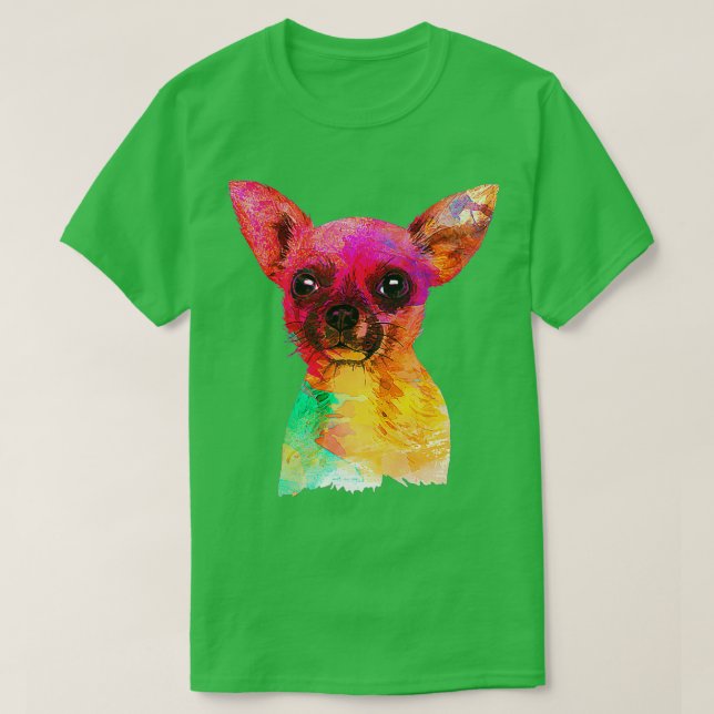 Colorful Chihuahua T-Shirt (Design vorne)