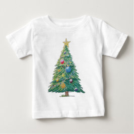 Colorful Christmas Tree Baby T-shirt
