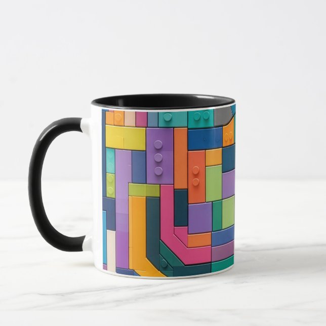 Colorful Circuitry Tasse (Links)