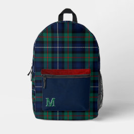 Colorful Clan Robertson Kariert Mit Monogramm Bedruckter Rucksack