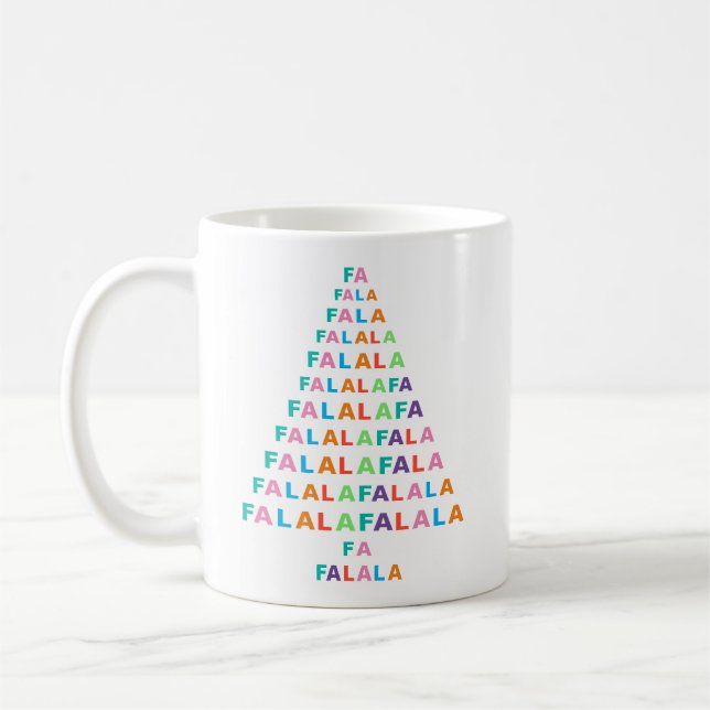 Colorful Classic FA LA LA LA LA LA LAZA Kaffeetasse (Links)