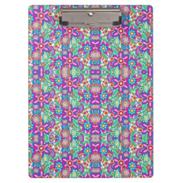 Colorful clipboard featuring a symmetrical klemmbrett