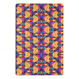 Colorful clipboard featuring a vibrant kaleidoscop mini klemmbrett