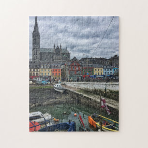Colorful Cobh Harbour auf Gray Irland Tag Puzzle