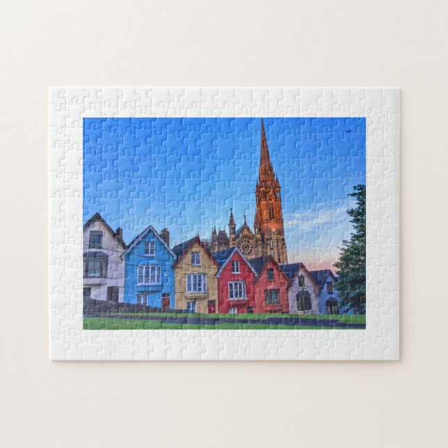 Colorful Cobh Irland, Kartendecke Puzzle (Horizontal)