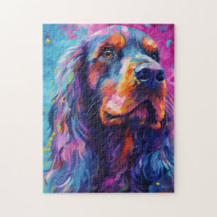 Colorful Cocker Spaniel Puzzle
