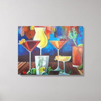 Colorful Cocktails Wall Art Leinwanddruck