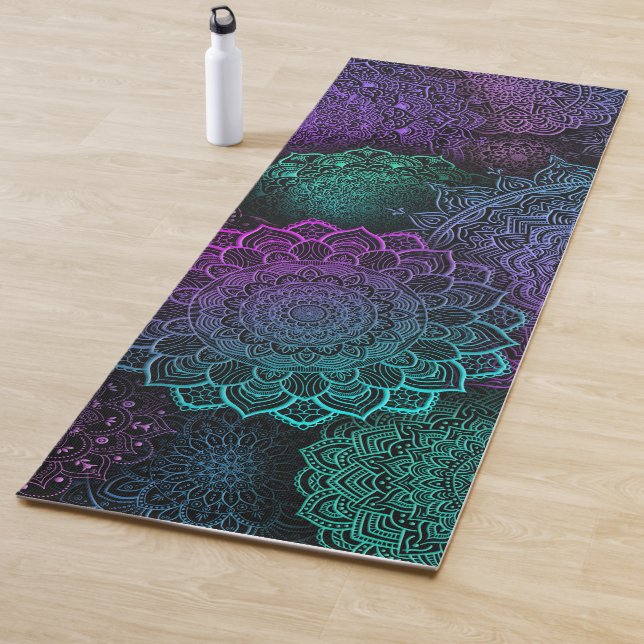 Colorful collections of mandala's yogamatte (Beispiel)