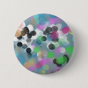 Colorful Confetti Bokeh Dots Button