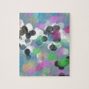 Colorful Confetti Bokeh Dots Puzzle