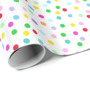 Colorful Confetti Geschenkpapier