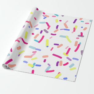 Colorful Confetti Geschenkpapier