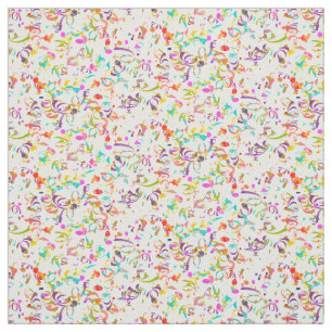 Colorful Confetti Toss Artwork Stoff