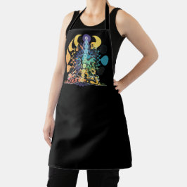 Colorful Cosmic Chakra Meditation Spiritual Energy Schürze