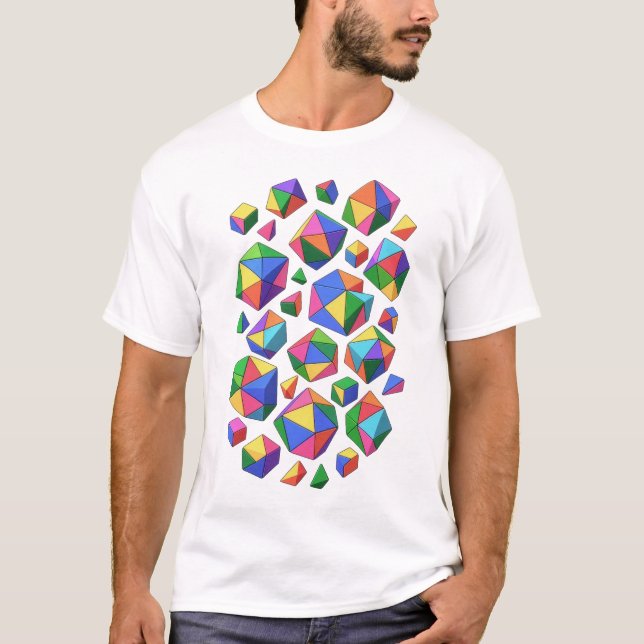Colorful Cubes T-Shirt (Vorderseite)