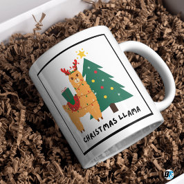 Colorful Cute and Fun Illustrative Christmas Kaffeetasse