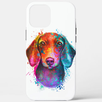 Colorful Dachshund Dog Art Illustration Case-Mate iPhone Hülle