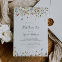 Colorful Dainty Wild Kitchen Tee Brautparty