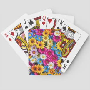 Colorful Daisies #55 - Spielkarten