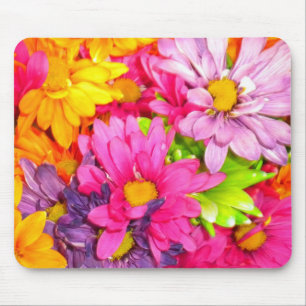 Colorful Daisies Mousepad