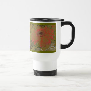 Colorful Daisies Travel Mug Reisebecher